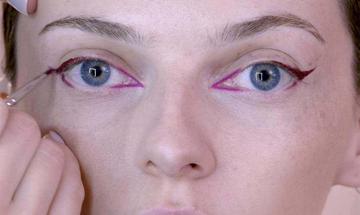 Maquillaje Pasarela Eyeliner Desdibujado Maquillaje Image
